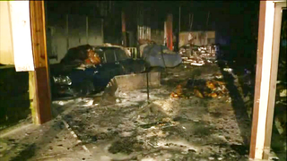 Firefighters Save Classic Cars From Blaze